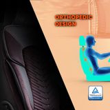 Autositzbezüge für Fiat Punto (2012) 2012-2018 DUBAI_Rot 2+3