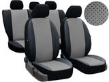Autositzbezüge für Dacia Logan (II) 2012-2020 Perline - Grau 2+3
