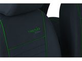 Autositzbezüge für Hyundai i20 (I)  2008-2014 TREND LINE - Grün 1+1, Vorderseite