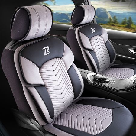 Autositzbezüge für Mazda CX-5 2017-up DUBAI_Grau 2+3