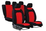 Autositzbezüge für Opel Mokka II 2020-> CARO Rot 2+3