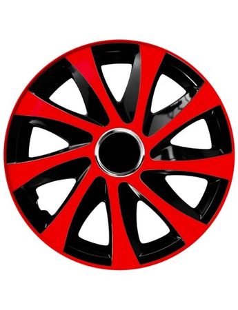 Radkappen Toyota DRIFT extra red/black 15" 4ks set